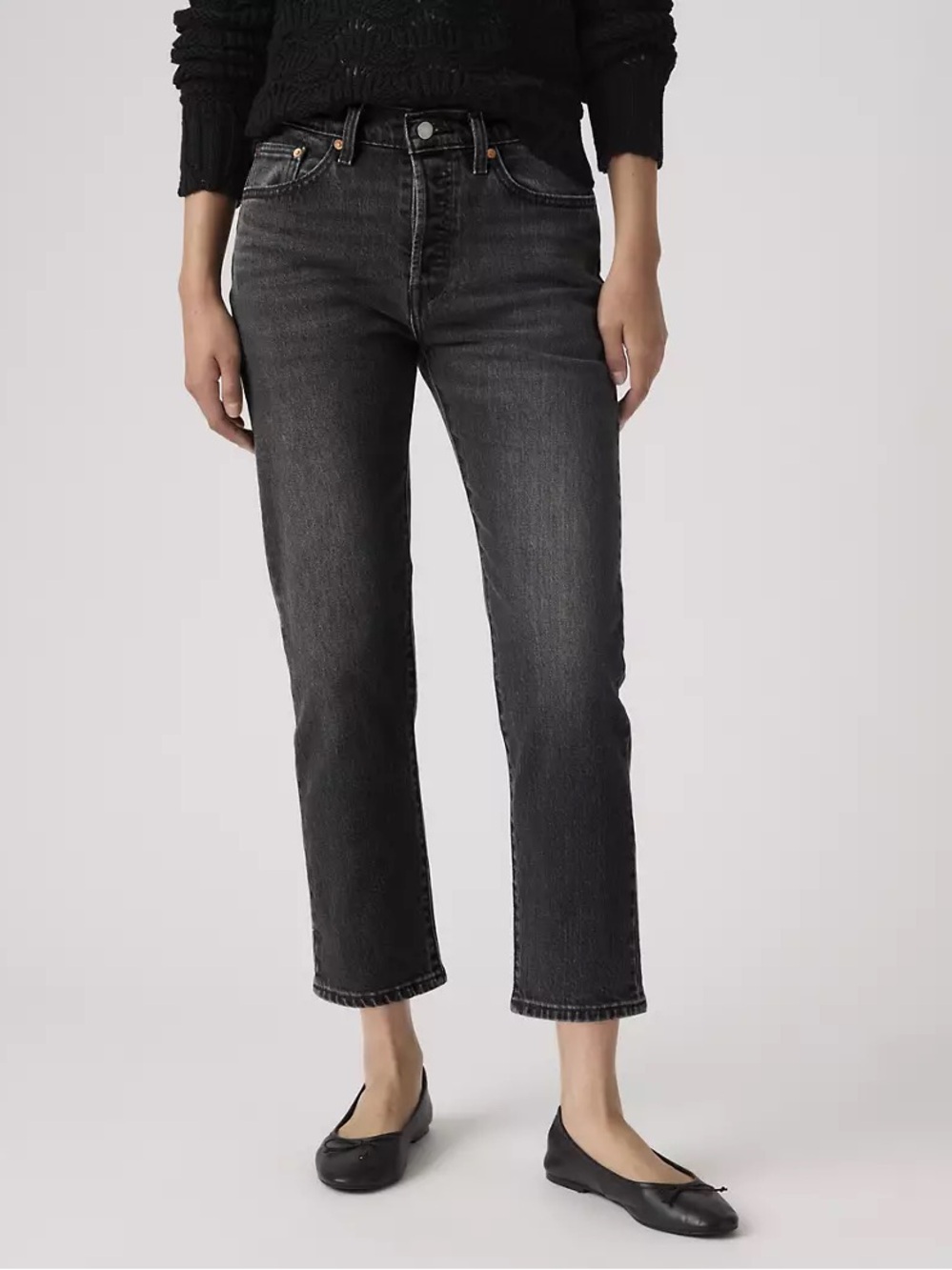 Levi's NWT Women’s Black Straight Leg 501 Jeans